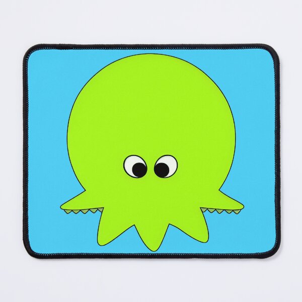 Item preview, Yellow cartoonish round octopus I designed and sold by BrachiaST.