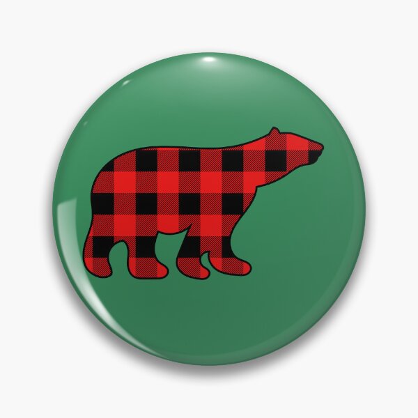 Item preview, Red Plaid Bear designed and sold by zibziby.