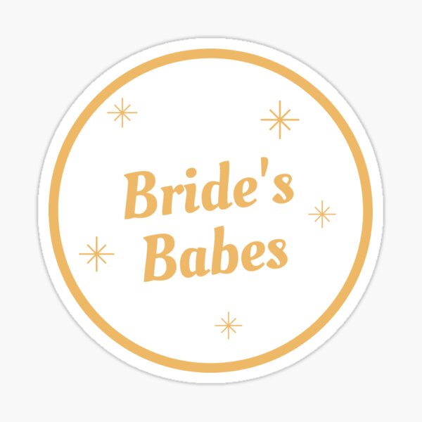 Bachelorette Party, Bride's Posse, Team Bride' Sticker