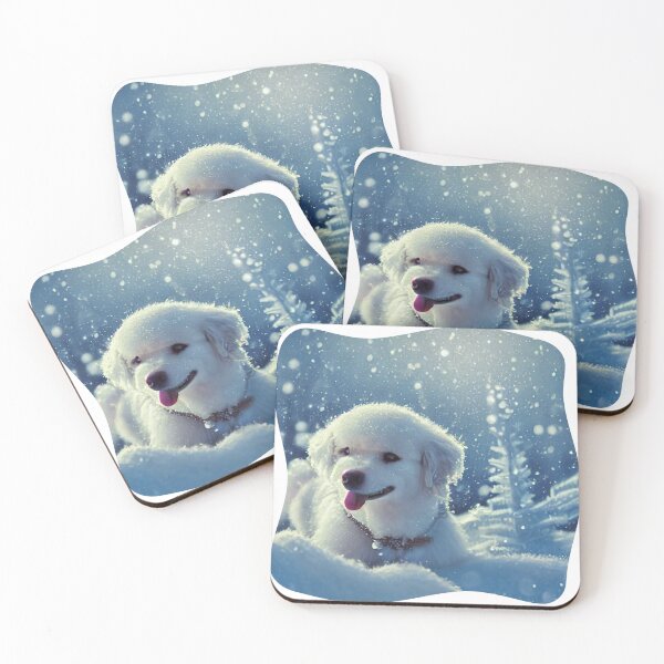 Item preview, Cute dog in winter  designed and sold by Mebbotai.