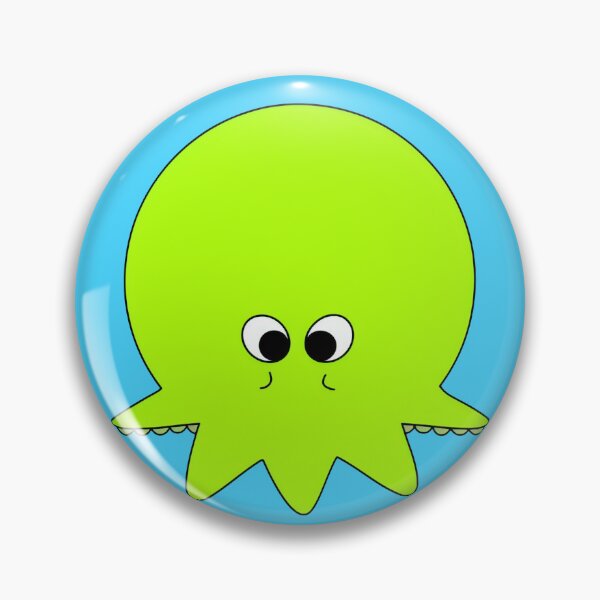 Item preview, Yellow cartoonish round octopus II designed and sold by BrachiaST.