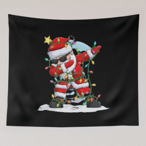 Item preview, Santa dabbing through the snow designed and sold by Designhub14.