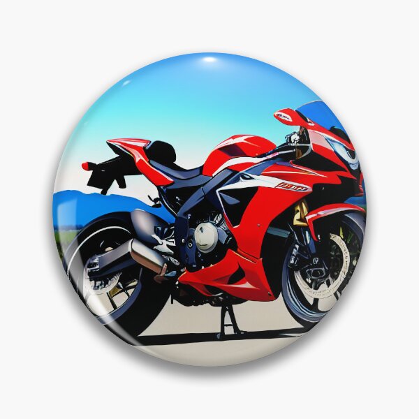 Item preview, Red Super Sportbike Motorcycle  designed and sold by BAYFAIRE.