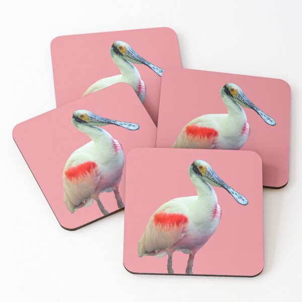 Item preview, Roseate spoonbill (peach background) designed and sold by PowerfulPhotos.
