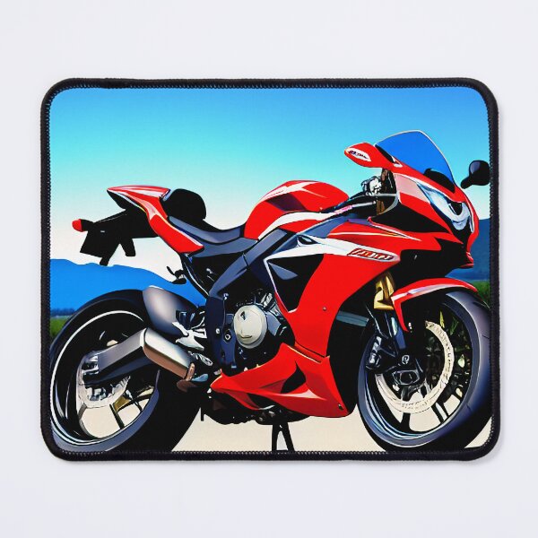 Item preview, Red Super Sportbike Motorcycle  designed and sold by BAYFAIRE.