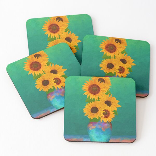 Item preview, Sunflowers with Twilight (10) designed and sold by Lone Quixote.