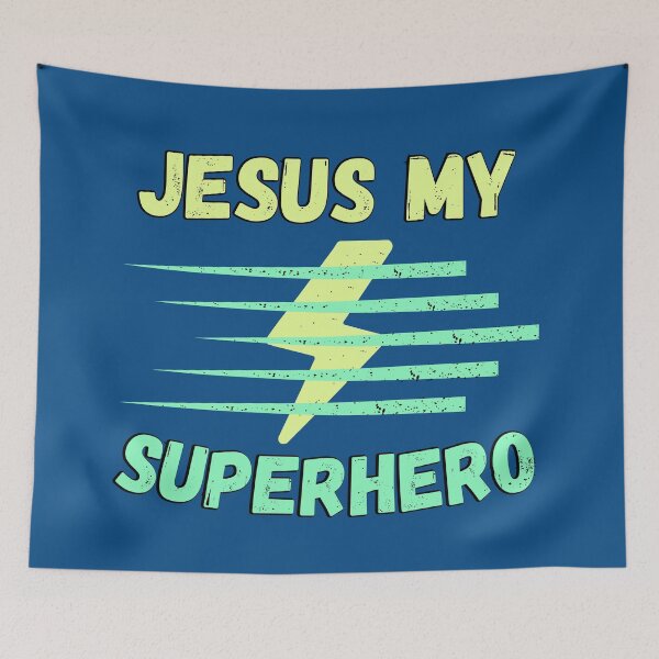 Item preview, Jesus My Superhero designed and sold by bible-prints.