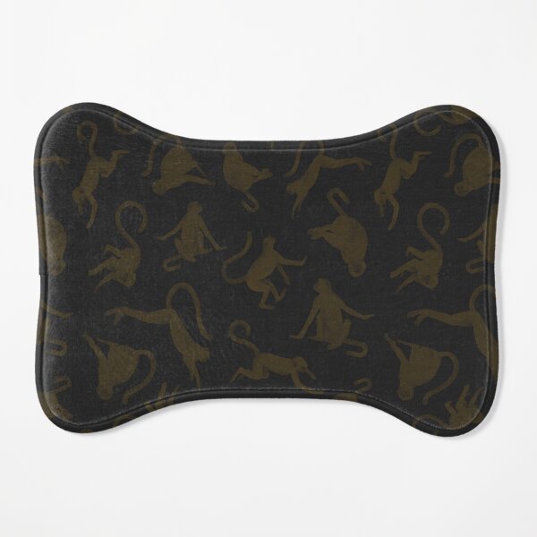 monkeys patterns Dog Mat
