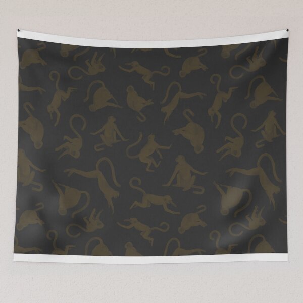Item preview, monkeys patterns designed and sold by Sara-Scianname.