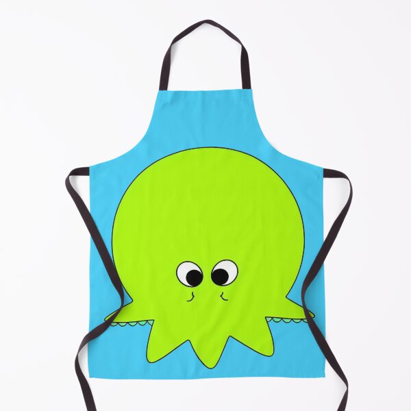 Item preview, Yellow cartoonish round octopus III designed and sold by BrachiaST.