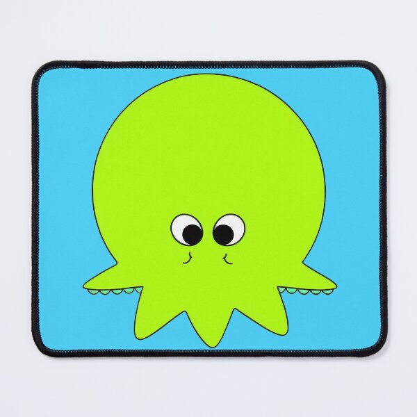 Item preview, Yellow cartoonish round octopus III designed and sold by BrachiaST.