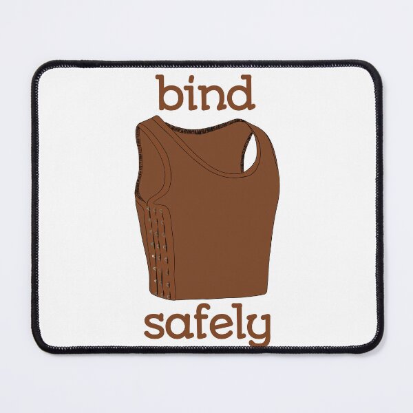 Item preview, Bind Safely (skintone 5) designed and sold by mossytoothjar.