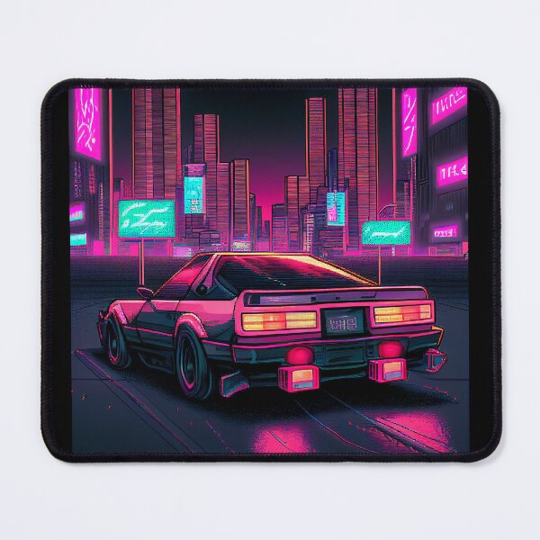 Item preview, Cyber car on midnight. designed and sold by Pixelarium.