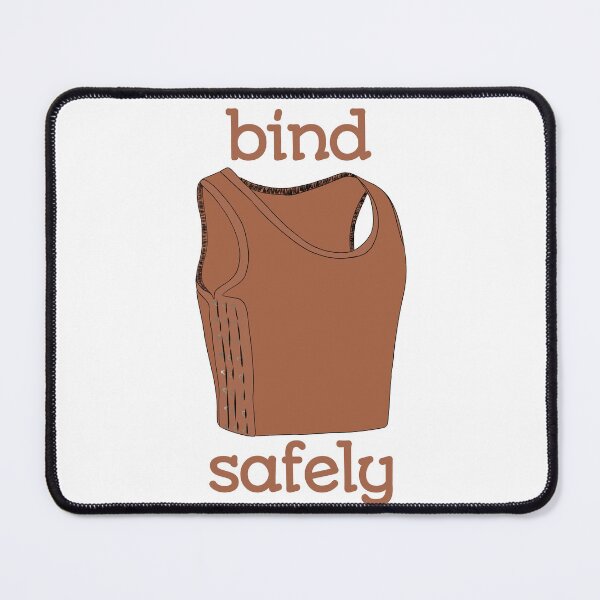 Item preview, Bind Safely (skintone 6) designed and sold by mossytoothjar.