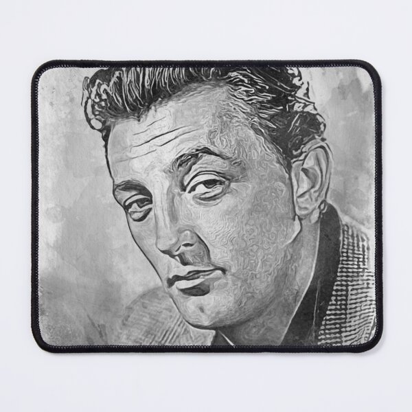 Item preview, Robert Mitchum Art - watercolor bw - D34 designed and sold by DecoVintage.