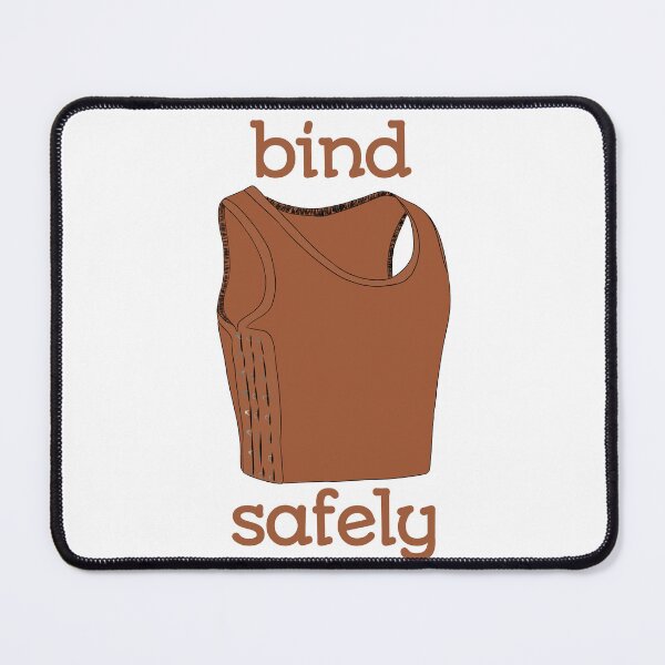 Item preview, Bind Safely (skintone 7) designed and sold by mossytoothjar.