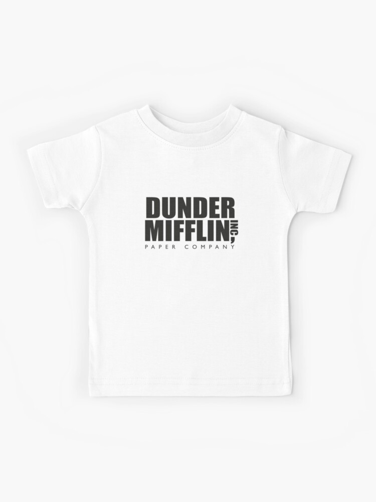 kids dunder mifflin shirt