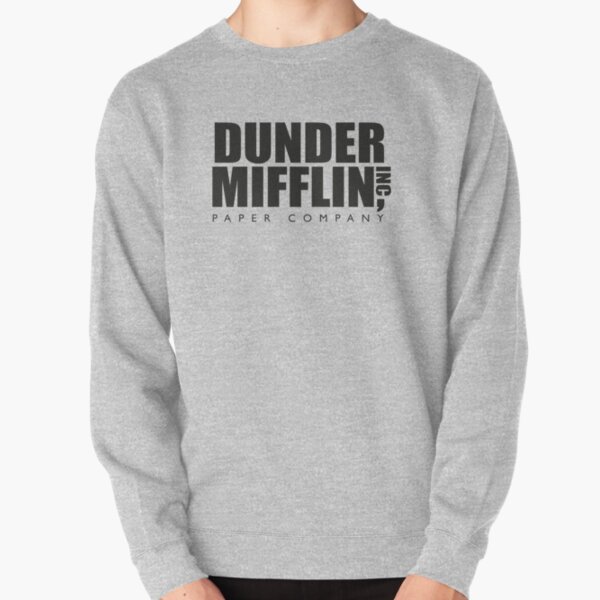 dunder mifflin sweatshirt grey