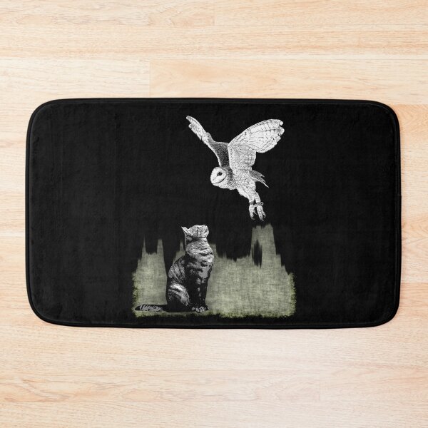 Item preview, Cat and an owl - Graffiti art style designed and sold by tinytiger77.