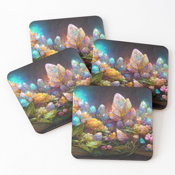 Item preview, Vivid and vibrant bioluminescent flower design  designed and sold by justinasv775.