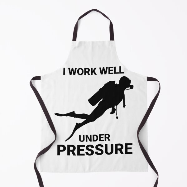 Item preview, I work well under pressure - Scuba Diving - Black designed and sold by Gifts and more.