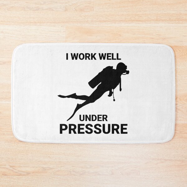 Item preview, I work well under pressure - Scuba Diving - Black designed and sold by Gifts and more.