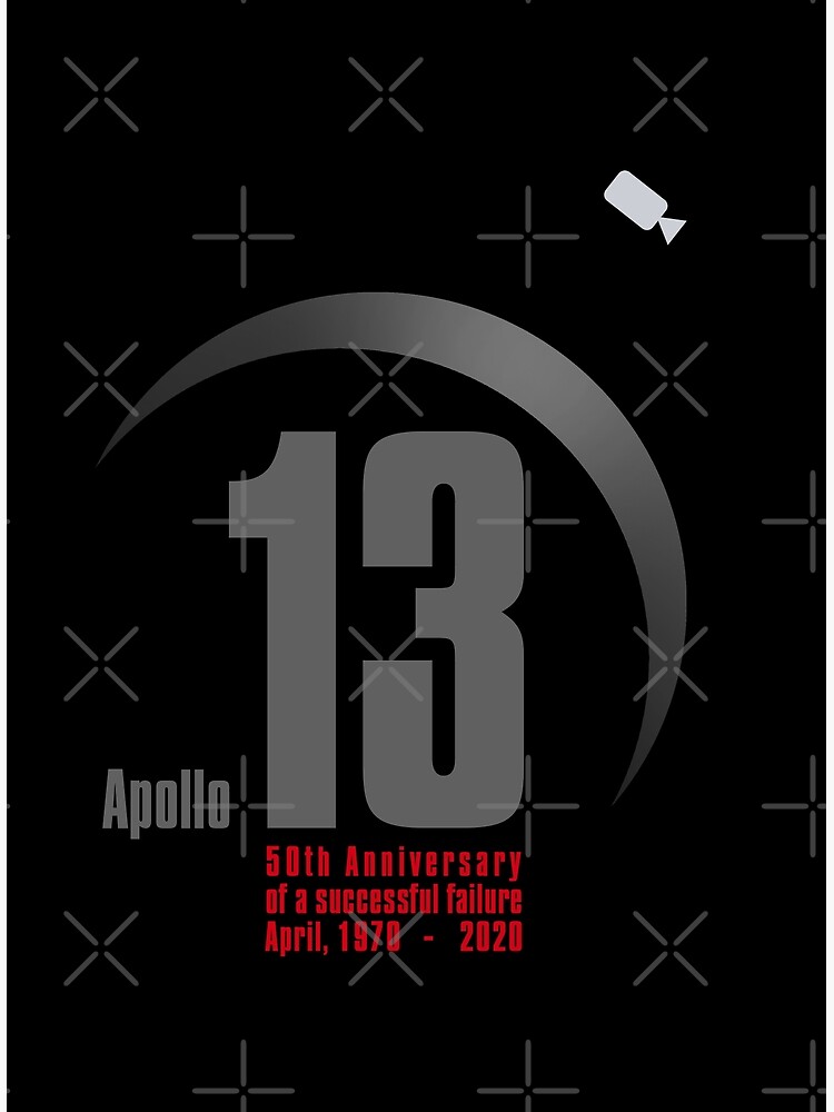Disover Apollo 13 | 50th Anniversary of a successful failure Premium Matte Vertical Poster