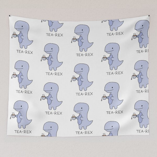 Item preview, Baby Blue tea rex designed and sold by caramelizedshop.