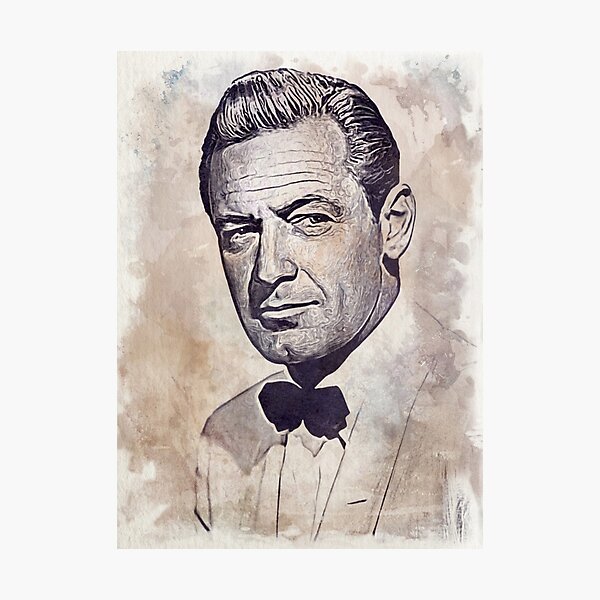 Item preview, William Holden Art - watercolor vintage - D35 designed and sold by DecoVintage.