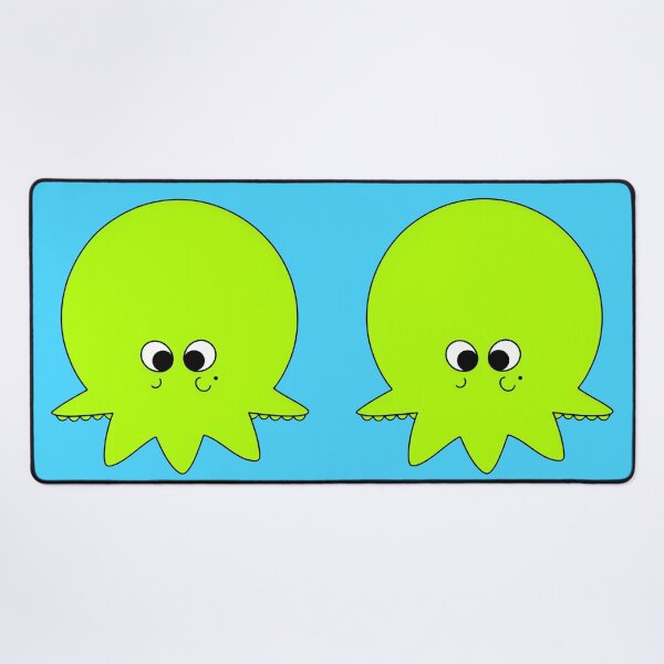 Item preview, Yellow cartoonish round octopus V designed and sold by BrachiaST.