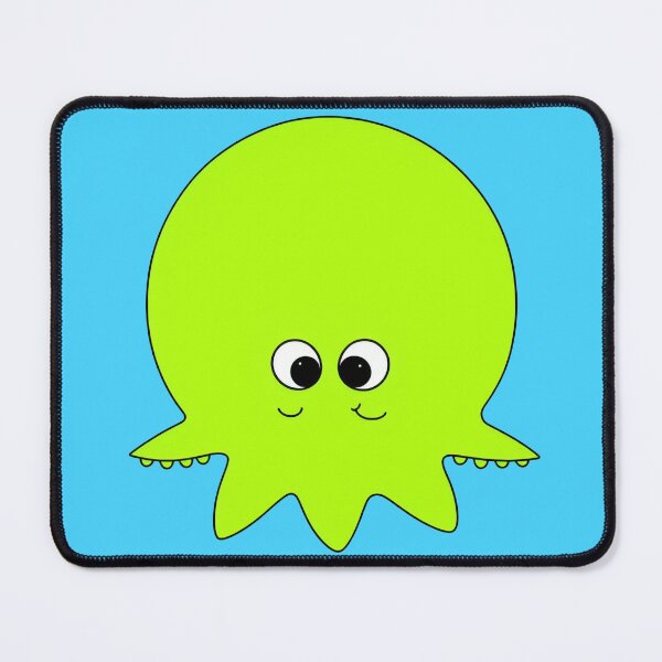 Item preview, Yellow cartoonish round octopus VI designed and sold by BrachiaST.