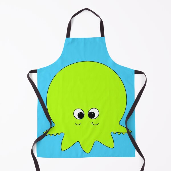 Item preview, Yellow cartoonish round octopus VI designed and sold by BrachiaST.