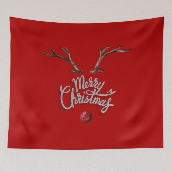 Item preview, Merry Christmas Rudolph designed and sold by EdnaGarcia.