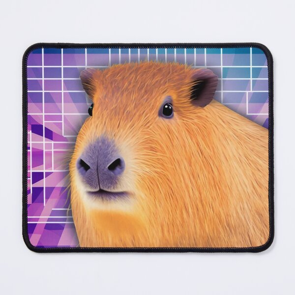 Item preview, Funny Capybara Meme Techno Style  designed and sold by CapybaraCentral.