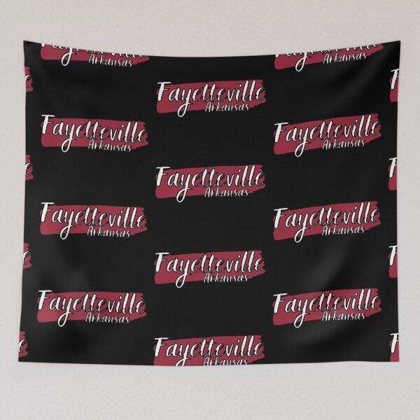 Item preview, Fayetteville Arkansas Red and White designed and sold by Pink Ribbon.