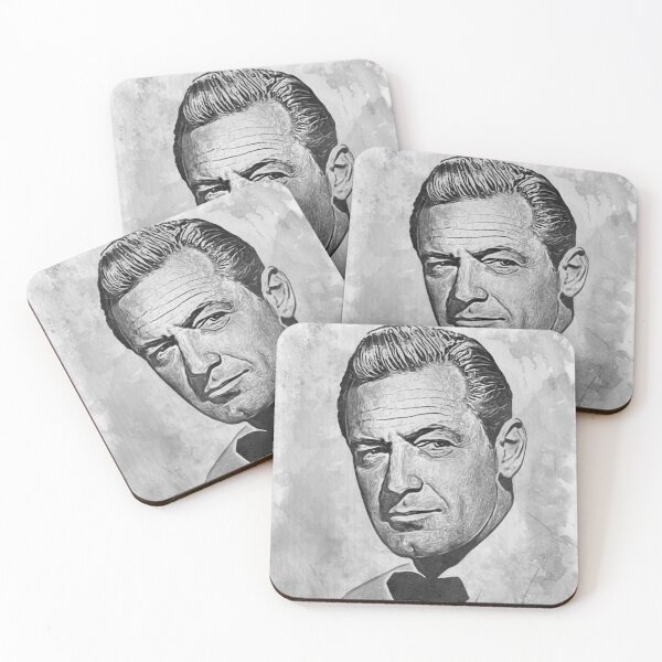 Item preview, William Holden Art - watercolor bw - D36 designed and sold by DecoVintage.