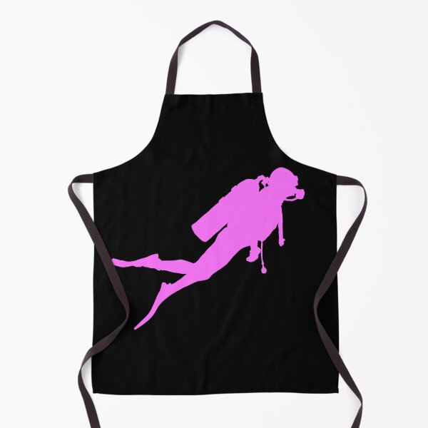 Item preview, Scuba Diver Silhouette - Pink designed and sold by Gifts and more.