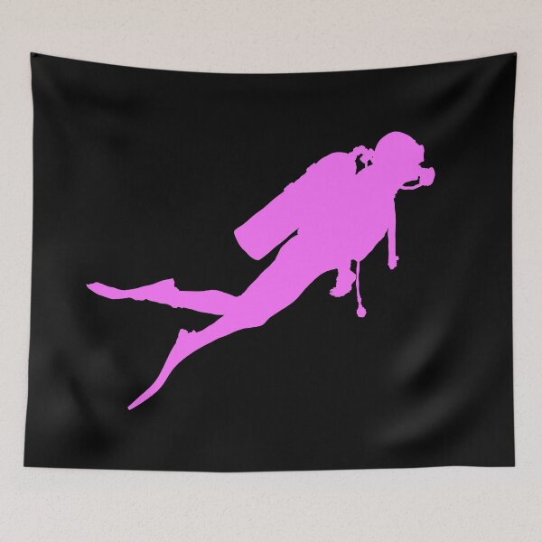Item preview, Silueta de buzo - Rosa designed and sold by Gifts and more.