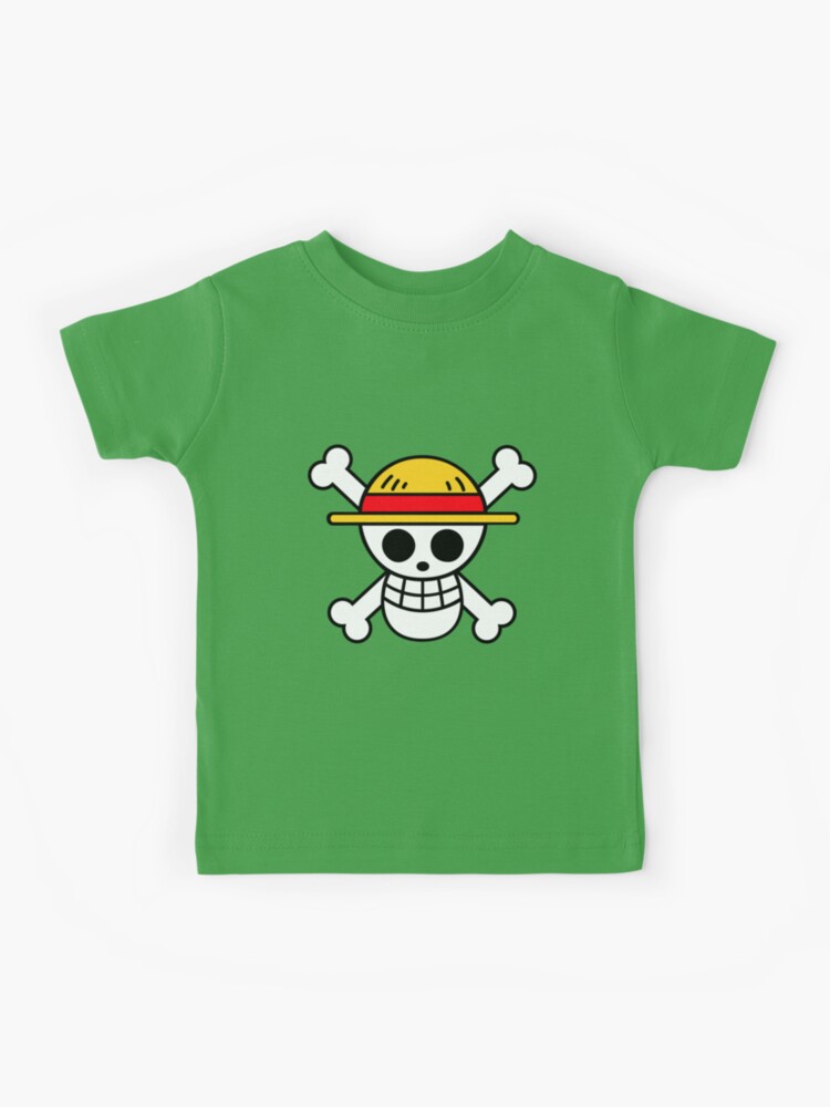 T-shirt Enfant Fille Noir parodie One Piece - Luffy et Shanks - C'est lui !  (T-Shirt enfant de qualité supérieure - imprimé en France)