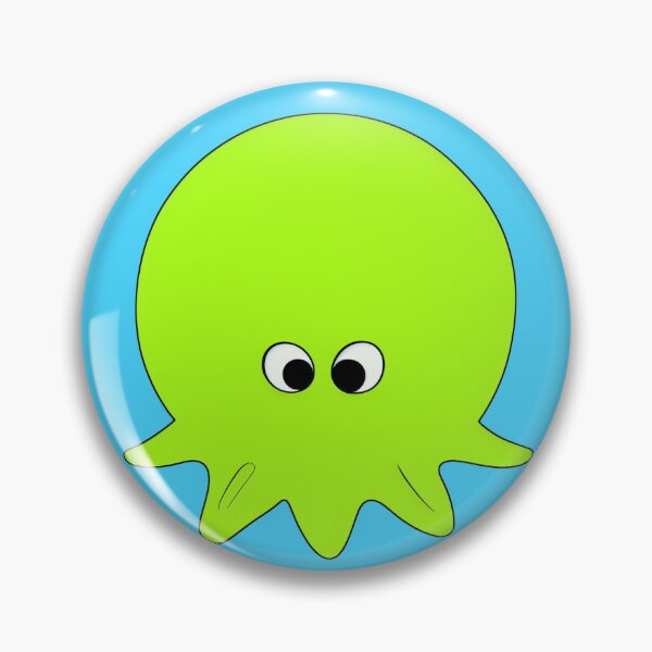 Item preview, Yellow cartoonish round octopus VIII designed and sold by BrachiaST.