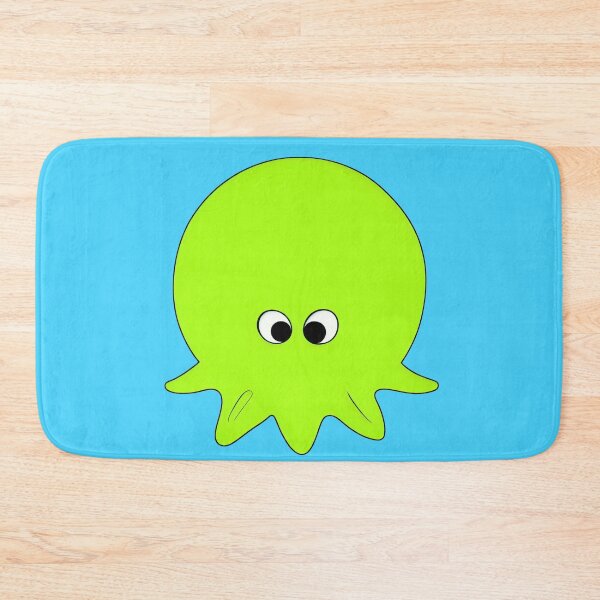 Item preview, Yellow cartoonish round octopus VIII designed and sold by BrachiaST.
