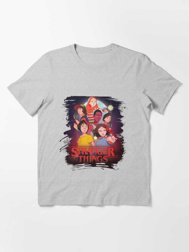 Netflix Mens Stranger Things Logo Shirt - Joyce Byers, Jim Hopper, Mike  Wheeler & Eleven Tee Stranger Things T-Shirt : : Fashion