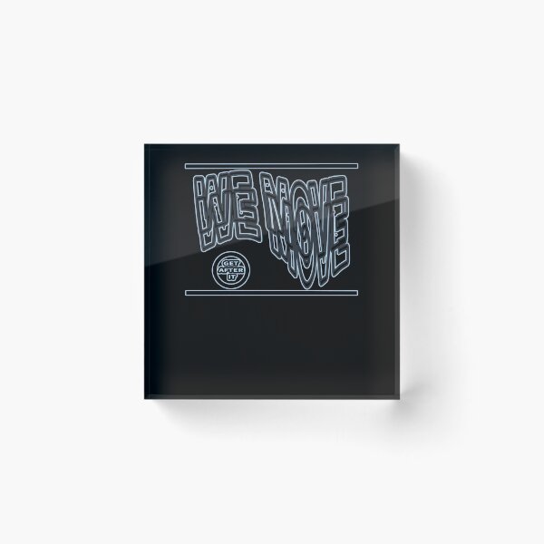 Item preview, We move ( get after it) aesthetic design by Code03. Blue and white version. Fye and cool t shirt designs.  designed and sold by Code03.