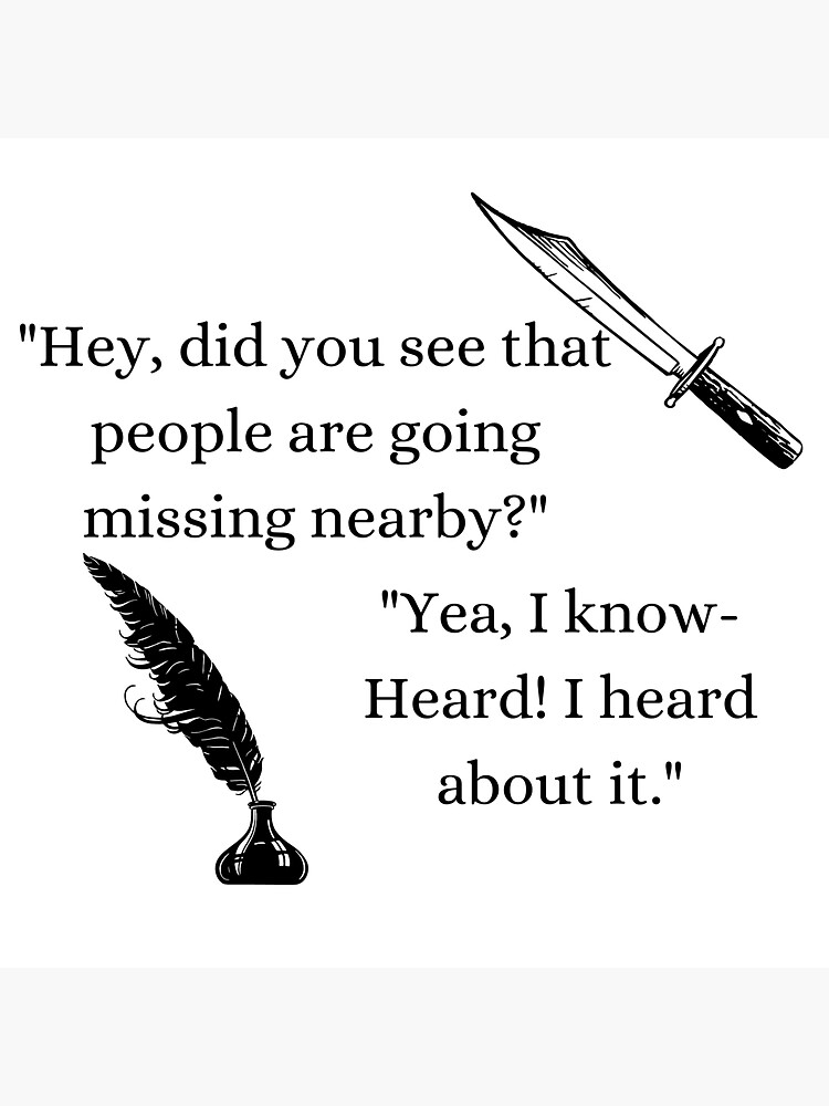 Did you hear that people are going missing? by EmilieKnight