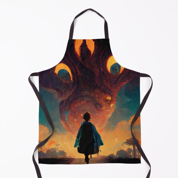 Item preview, The little girl and the space monster designed and sold by ALAEEDDINEBHM.