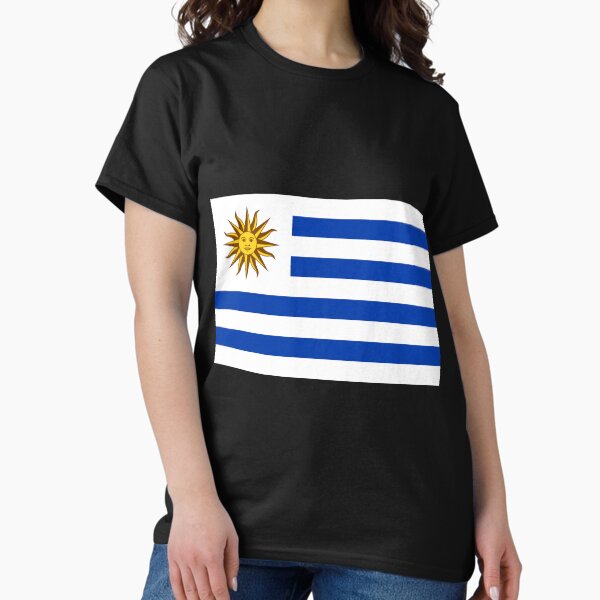 Vista previa del artículo con la obra «bandera uruguaya», diseñado y vendido por Beluga Cat.