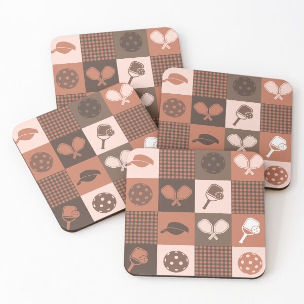Item preview, Pickleball Patchwork Pattern designed and sold by Coffee Lifestyle.