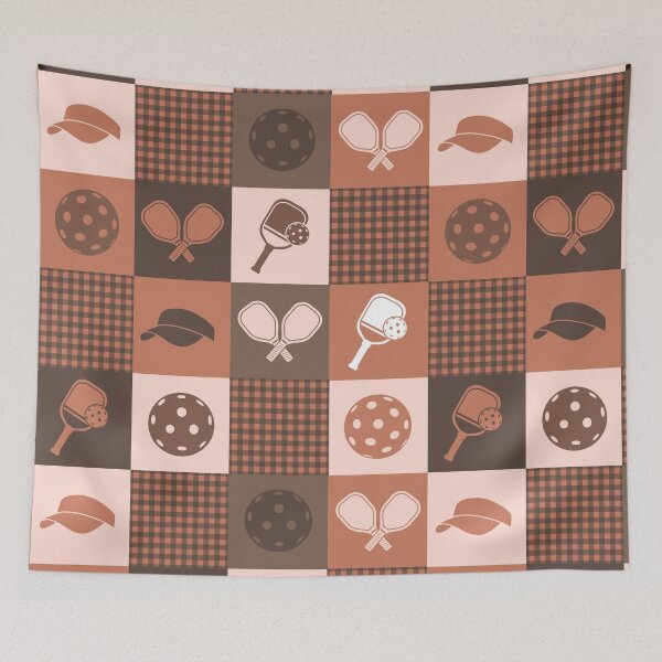 Item preview, Pickleball Patchwork Pattern designed and sold by Coffee Lifestyle.