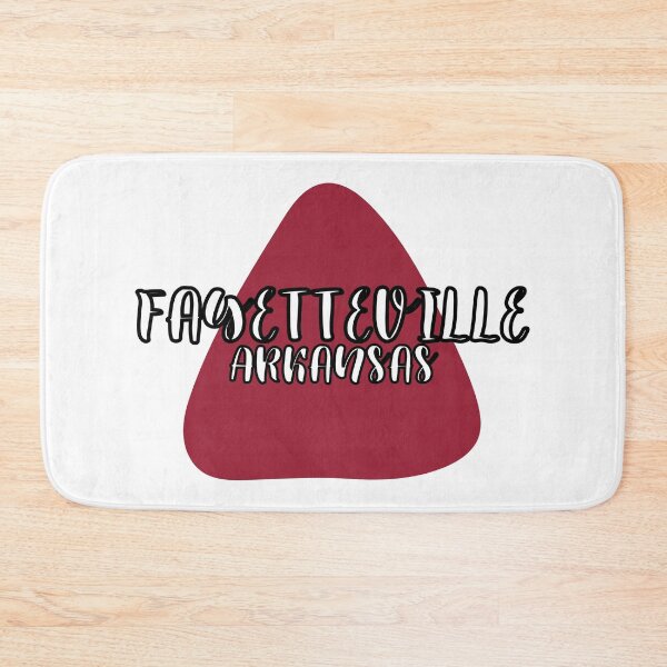 Item preview, Fayetteville Arkansas Red and White Triangle designed and sold by Pink Ribbon.