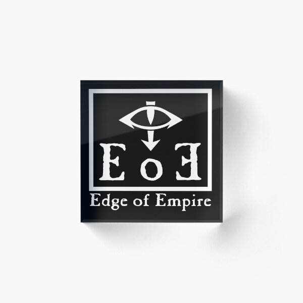 Edge of Empire - White Acrylic Block